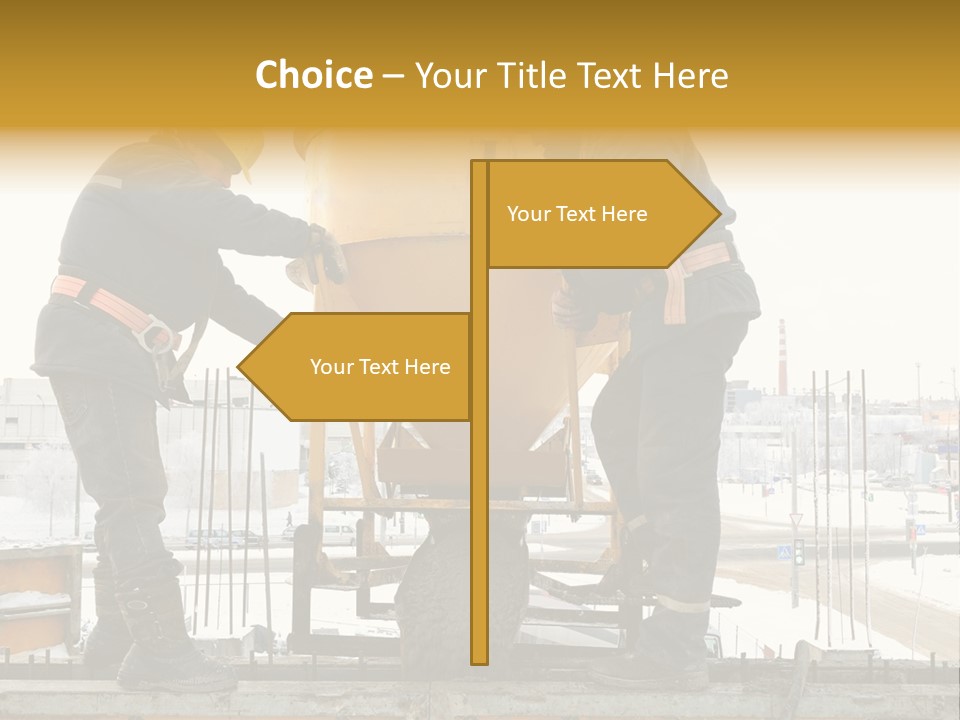 Flow Form Hat PowerPoint Template
