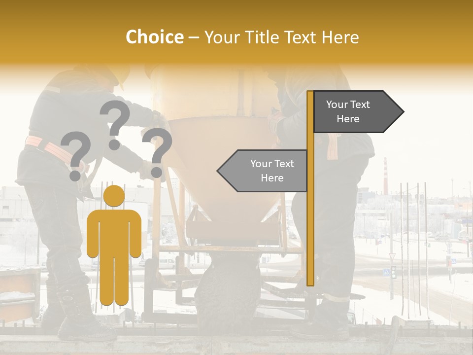 Flow Form Hat PowerPoint Template