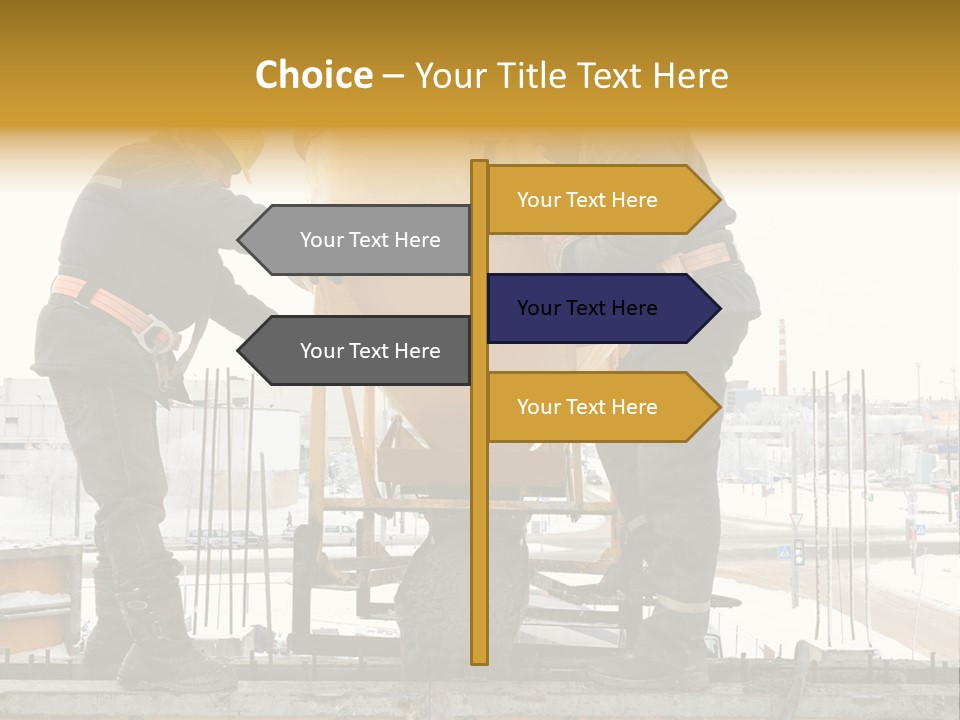 Flow Form Hat PowerPoint Template