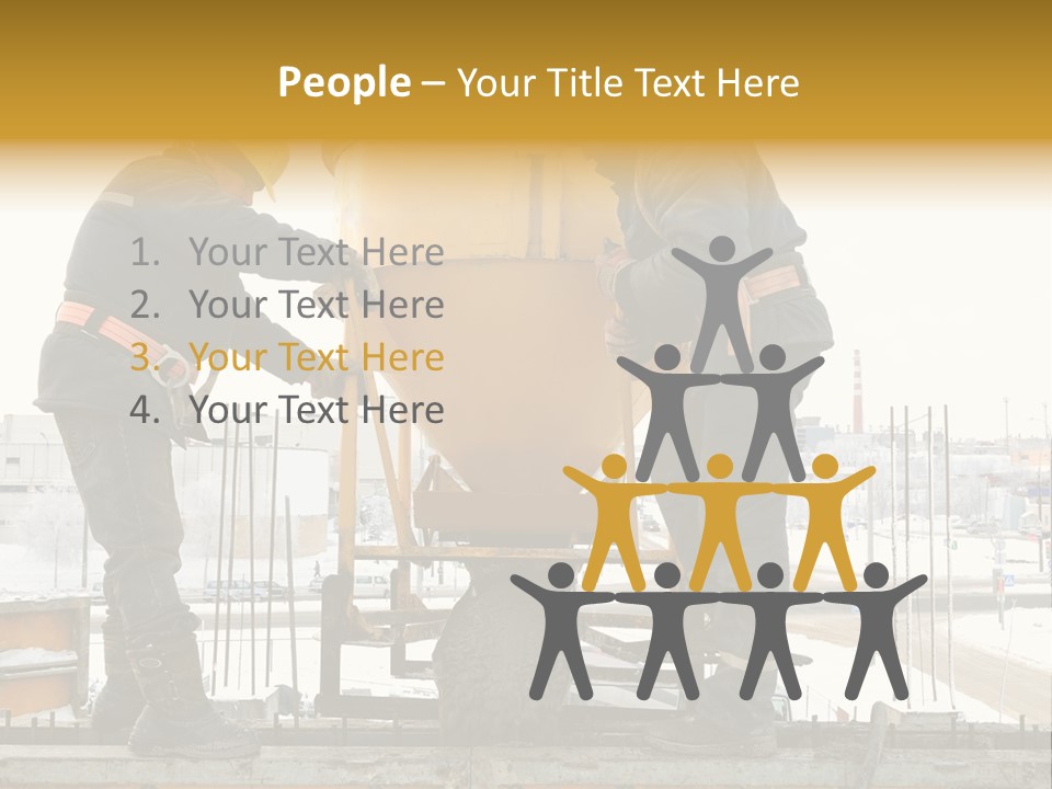 Flow Form Hat PowerPoint Template