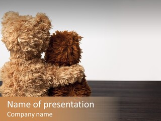 Fluffy Fun Teddy PowerPoint Template