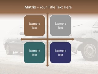 Broken Road Winter PowerPoint Template