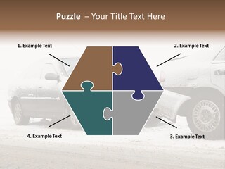 Broken Road Winter PowerPoint Template