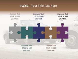 Broken Road Winter PowerPoint Template