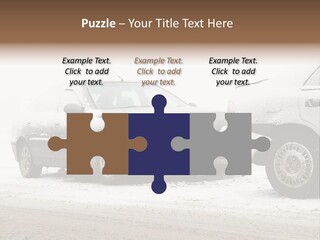 Broken Road Winter PowerPoint Template