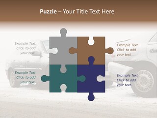 Broken Road Winter PowerPoint Template