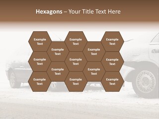 Broken Road Winter PowerPoint Template