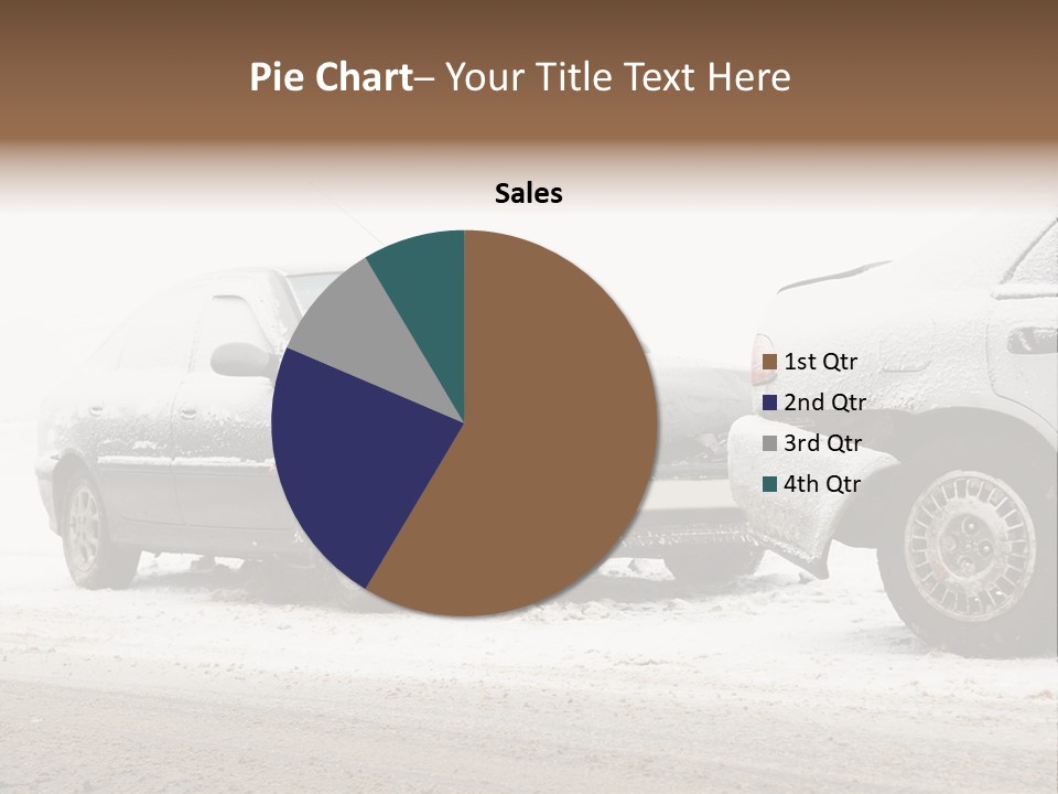 Broken Road Winter PowerPoint Template