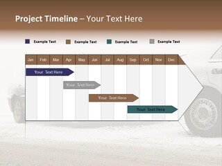 Broken Road Winter PowerPoint Template