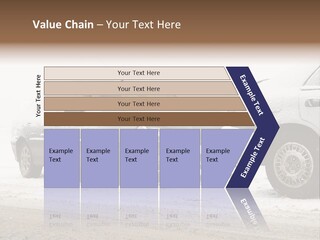 Broken Road Winter PowerPoint Template