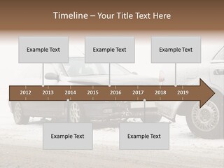 Broken Road Winter PowerPoint Template