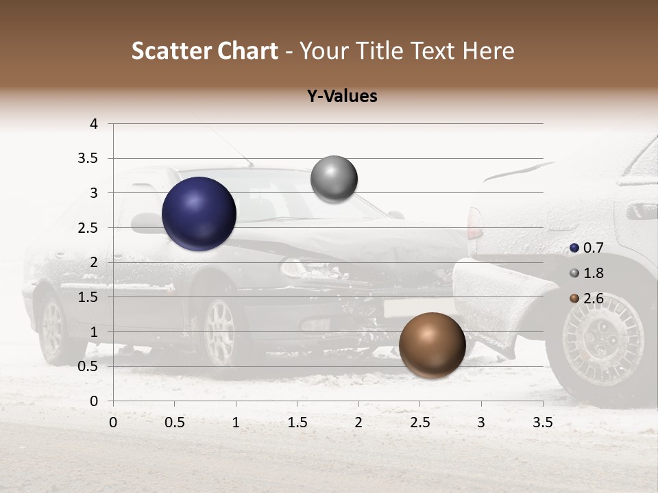 Broken Road Winter PowerPoint Template