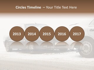 Broken Road Winter PowerPoint Template