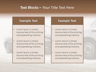 Broken Road Winter PowerPoint Template