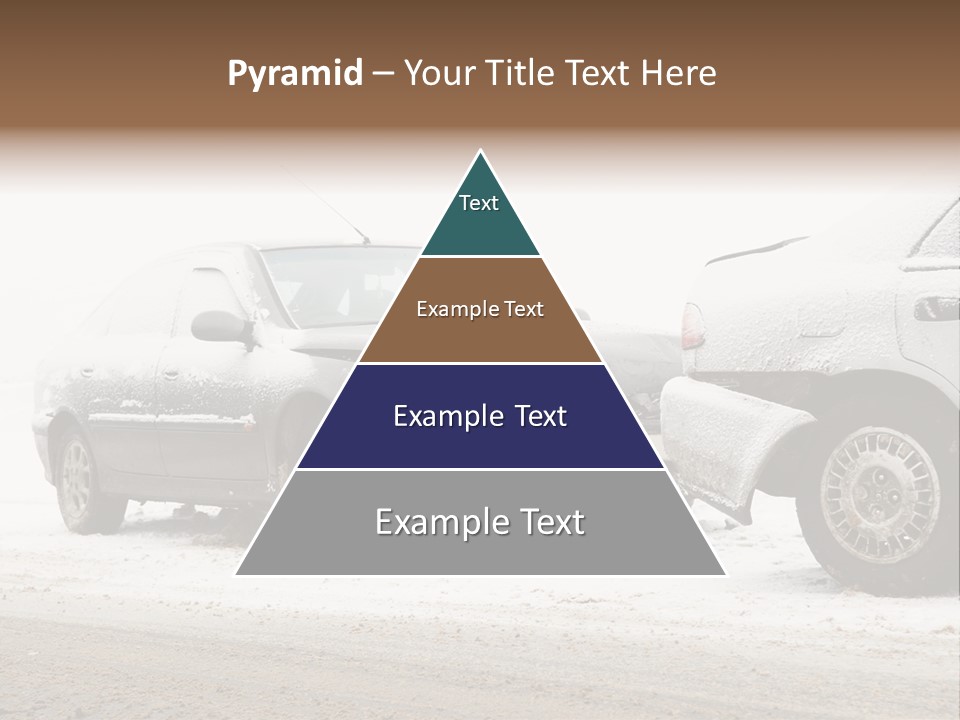 Broken Road Winter PowerPoint Template