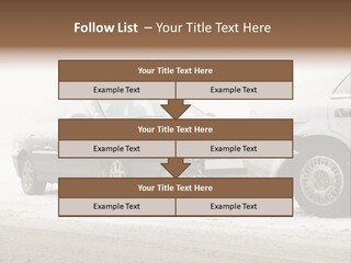 Broken Road Winter PowerPoint Template