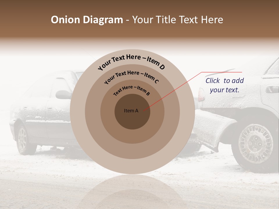 Broken Road Winter PowerPoint Template