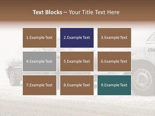 Broken Road Winter PowerPoint Template