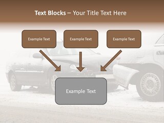 Broken Road Winter PowerPoint Template