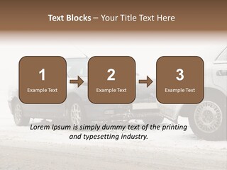 Broken Road Winter PowerPoint Template