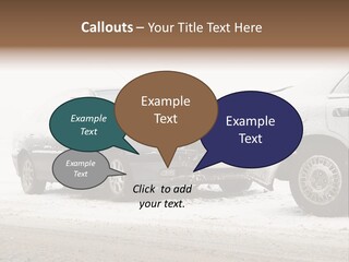 Broken Road Winter PowerPoint Template