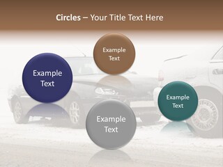 Broken Road Winter PowerPoint Template