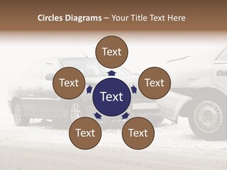 Broken Road Winter PowerPoint Template