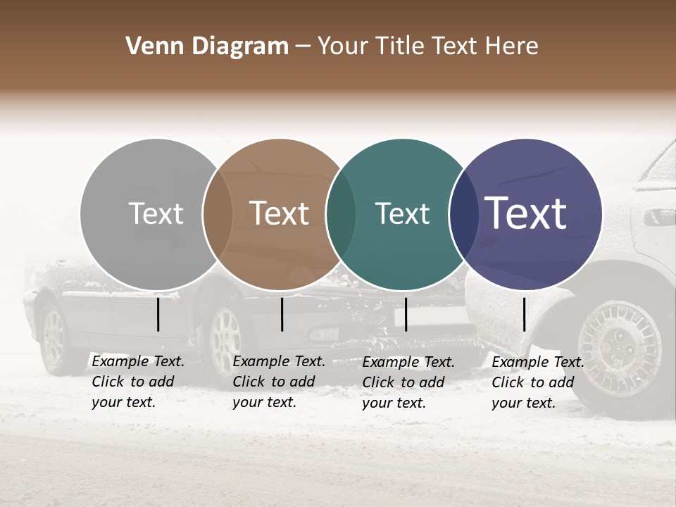 Broken Road Winter PowerPoint Template