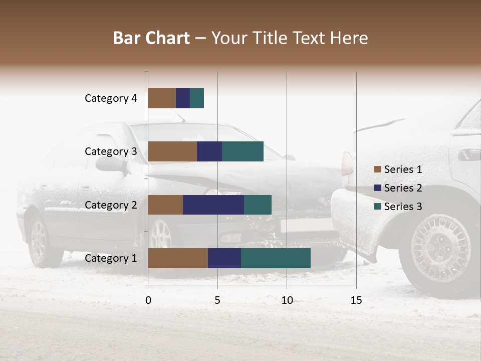 Broken Road Winter PowerPoint Template
