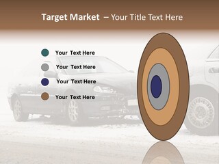 Broken Road Winter PowerPoint Template