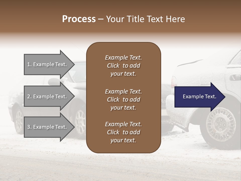 Broken Road Winter PowerPoint Template