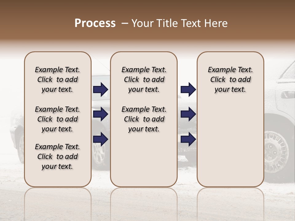 Broken Road Winter PowerPoint Template