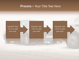 Broken Road Winter PowerPoint Template