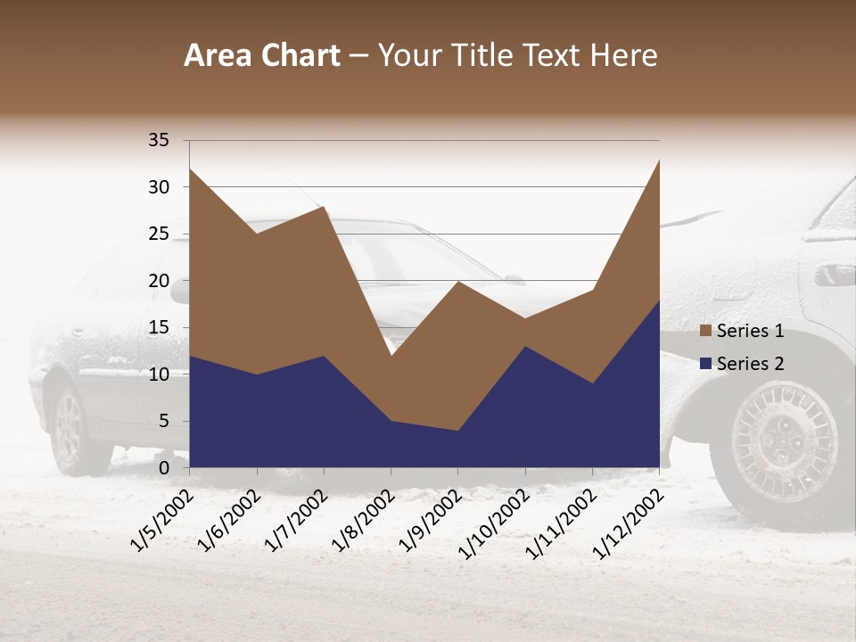 Broken Road Winter PowerPoint Template