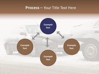 Broken Road Winter PowerPoint Template