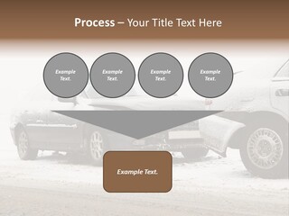 Broken Road Winter PowerPoint Template