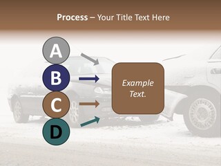 Broken Road Winter PowerPoint Template