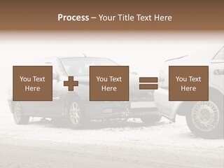 Broken Road Winter PowerPoint Template