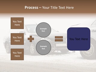 Broken Road Winter PowerPoint Template
