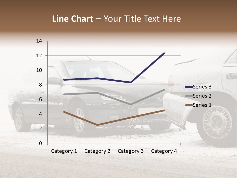 Broken Road Winter PowerPoint Template