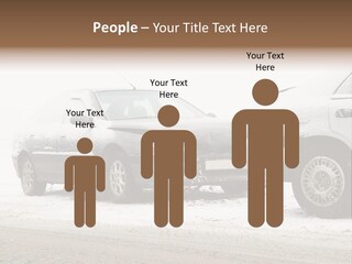 Broken Road Winter PowerPoint Template