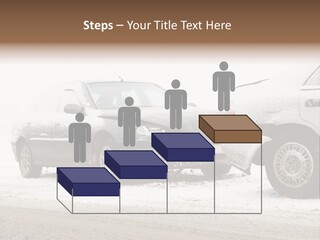 Broken Road Winter PowerPoint Template