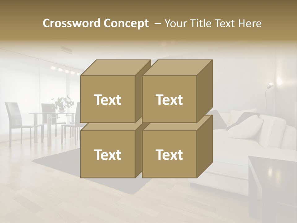 Modern Floor Solid PowerPoint Template