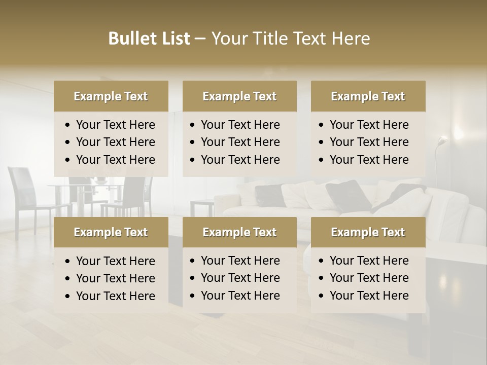 Modern Floor Solid PowerPoint Template