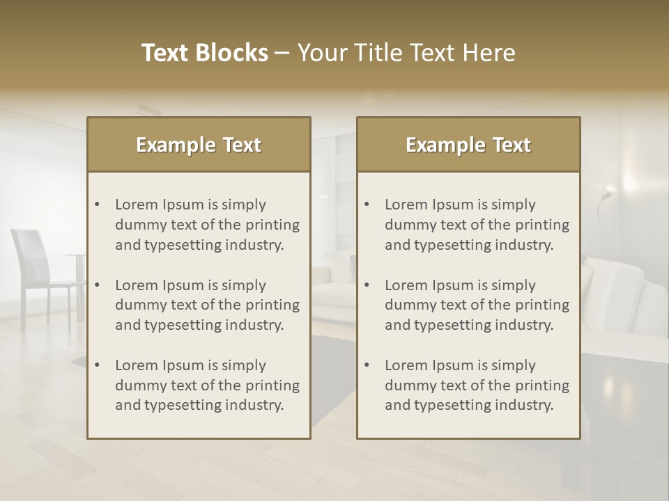 Modern Floor Solid PowerPoint Template