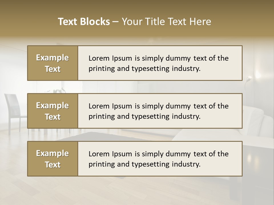 Modern Floor Solid PowerPoint Template