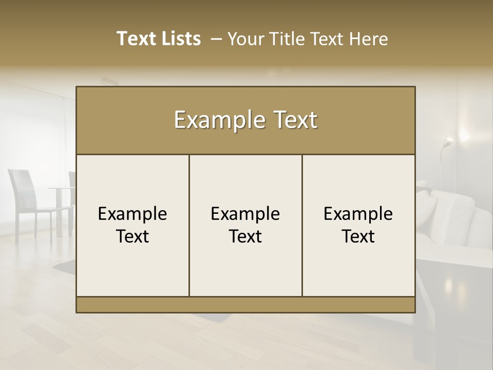 Modern Floor Solid PowerPoint Template
