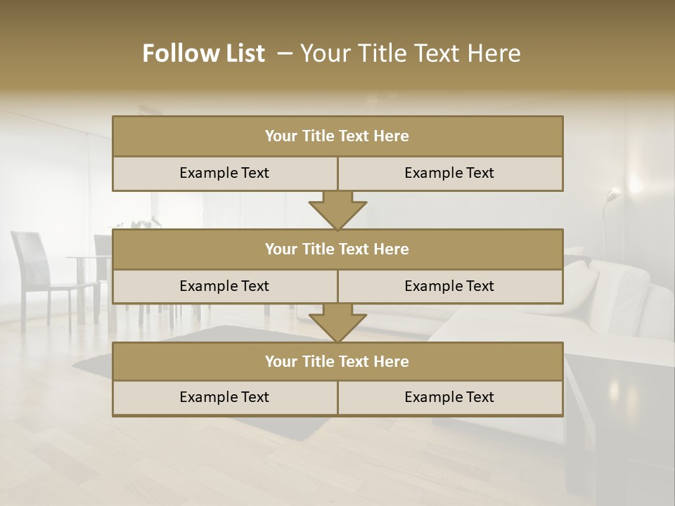 Modern Floor Solid PowerPoint Template