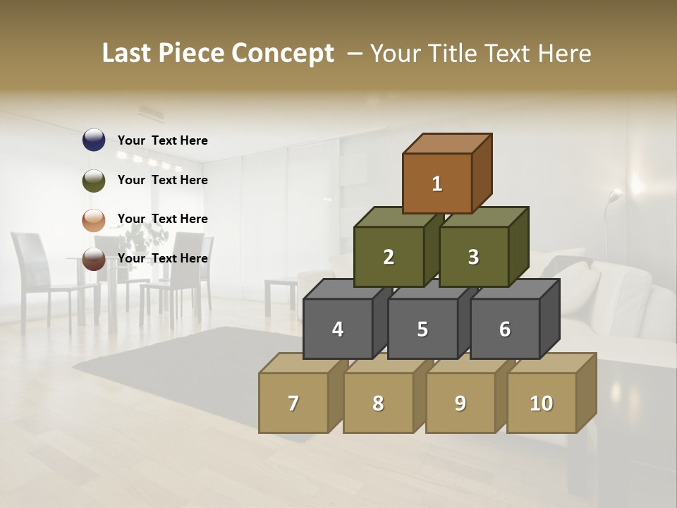 Modern Floor Solid PowerPoint Template