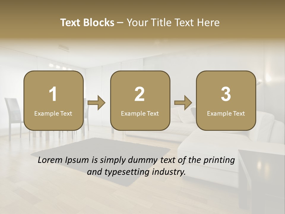 Modern Floor Solid PowerPoint Template